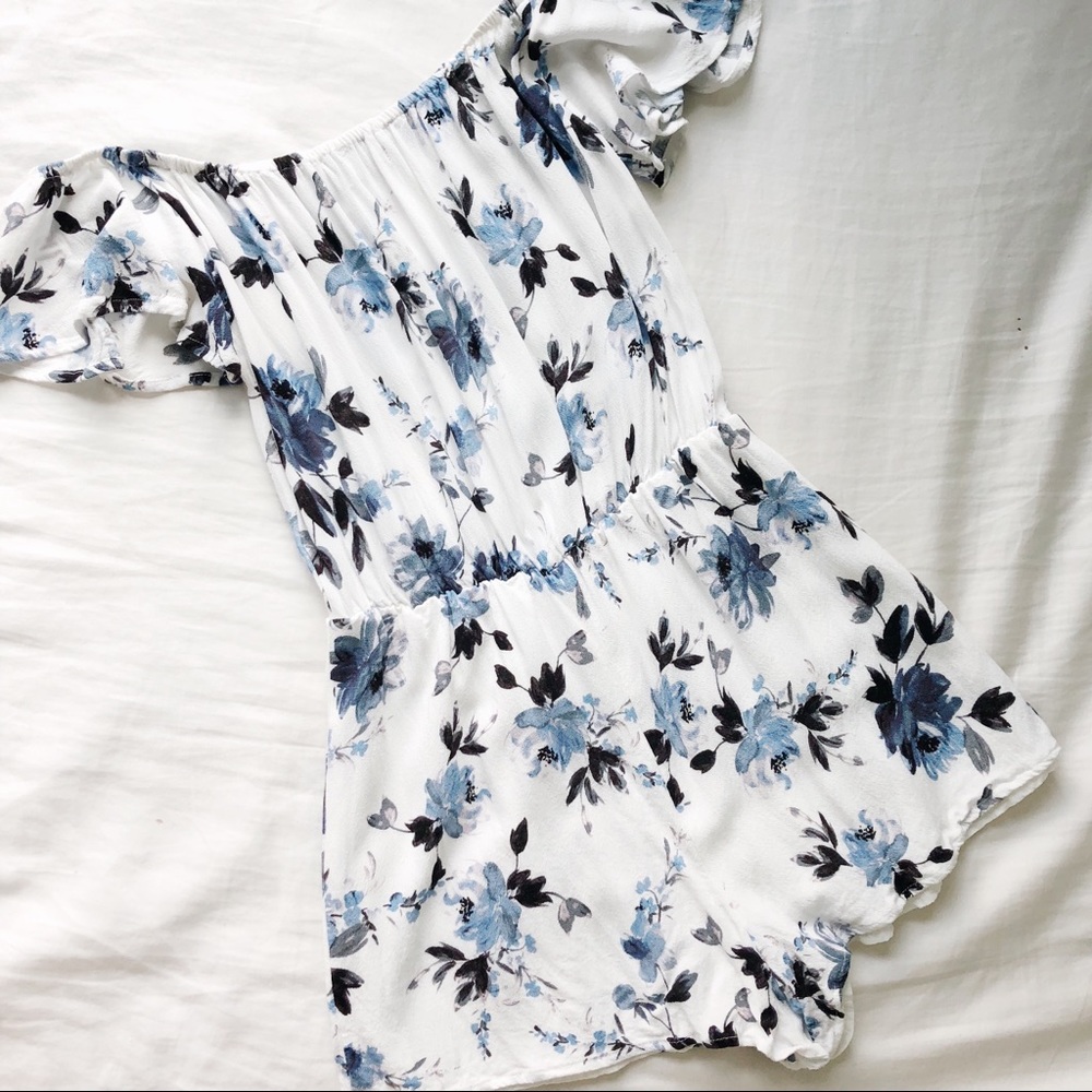 off the shoulder romper | pacsun